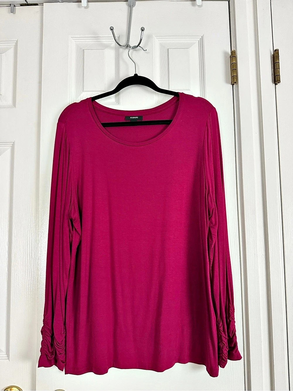 Alfani Long Sleeve Tunic in Pink Like New